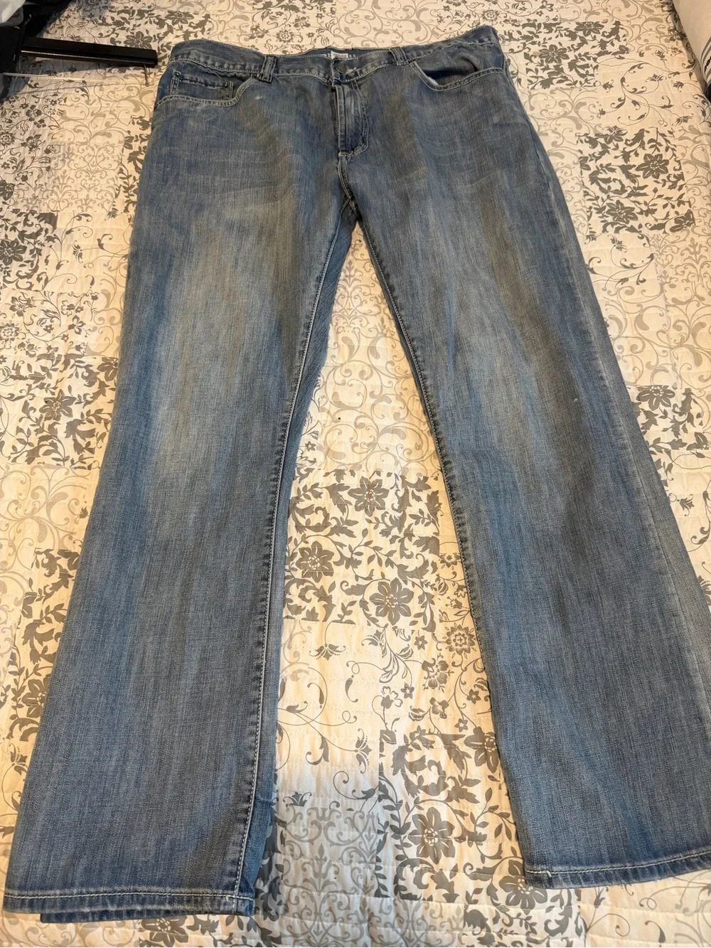 Men's Light Wash Straight Leg Y2K vintage Route 66 jeans 38x32